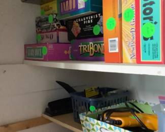 Boxes and boxes of games.