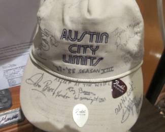 Signed AUSTIN CITY LIMITS Hat. 86-92 Music Stars