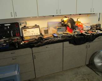 Lots of tools to choose from. Dewalt table saw