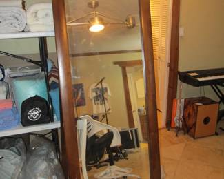 Full length standing mirror