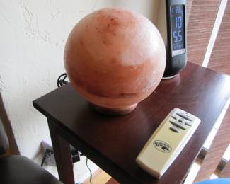 Himalayan salt globe lamp Works!