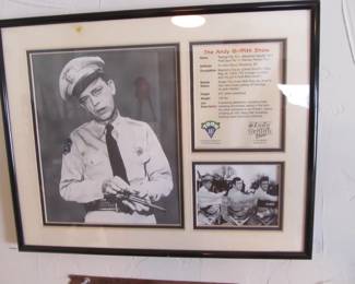 Barney Fife was framed - Collectors Item