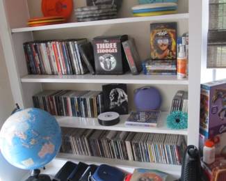 Music CD's, Golf Disc Frisbees