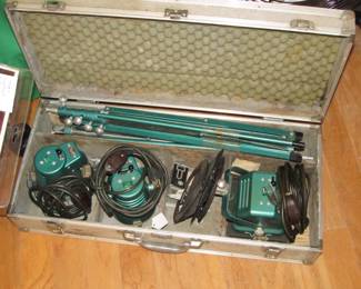 1950s Studio lighting w/ case