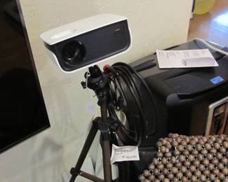 Projector with stand