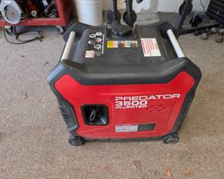 Predator 3500 Gas Powered Generator, Works Great!