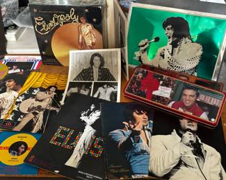 HUNDREDS of Elvis Presley collectibles of all types!