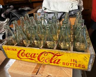 Original Coke Yellow Warehouse Box (bottles not old)