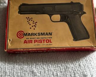 Air pistol is in box, in good condition