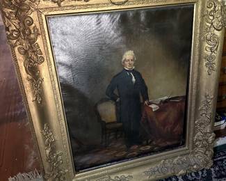 Original painting secretary of State 1840 commissioned from the White House