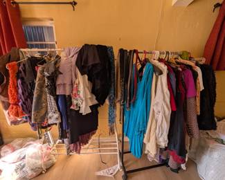 Costumes and clothing (much more available, including linens and some vintage items)