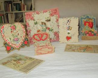 Antique Valentines from the 1890s to 1930s. Rare as rare can be.