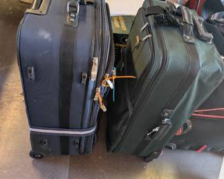 Several suitcases 