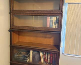Antique Lawyers book cabinet.