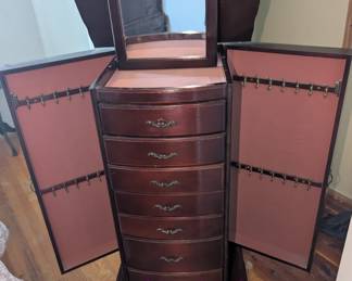 Beautiful jewelry cabinet 
