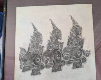 Oriental rice paper picture 