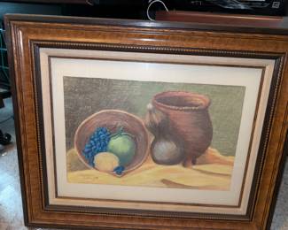 Ready to hang. P professionally framed and matted