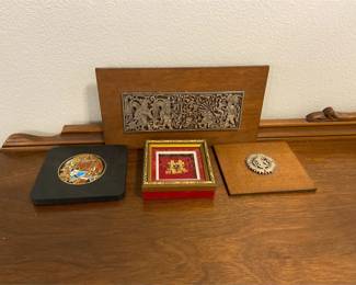 Collectible Plaques From Mexico Aztec Panama