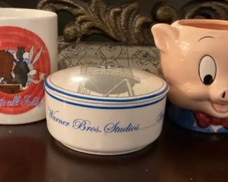 With Mugs In ETiffany And Co Warner Brothers Looney Tunes Trinket Dish with mugs in eyeglass case