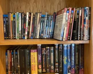 Dvds Blue Rays And VHS Tapes