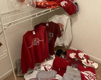 WSU Superfan Collection of Shirts Sweaters Duffel Bag and More