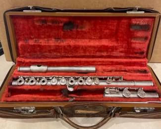 1960s Artley Elkhart Silver Flute