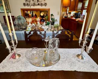 sterling silver candleabras