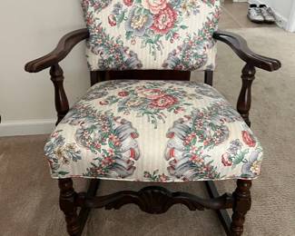 Floral rocker