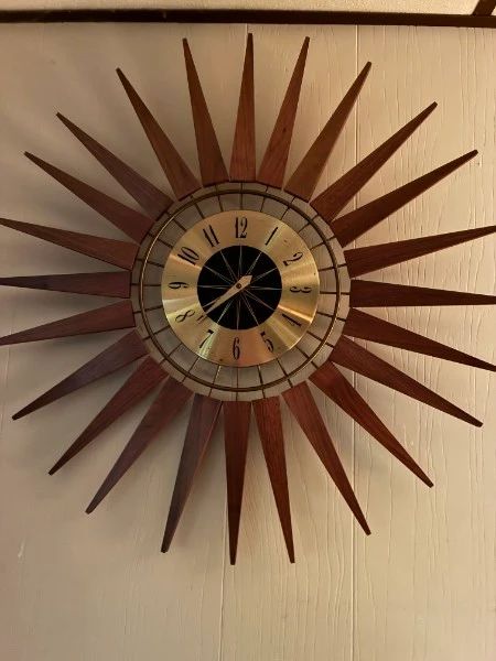 starburst clock