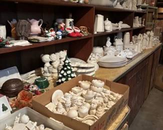 ceramics greenware and bisque