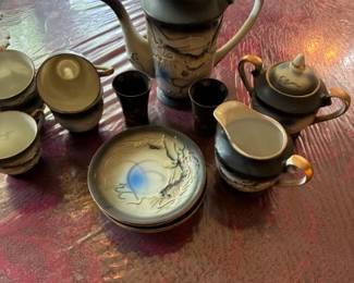 geisha tea set