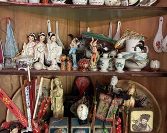 oriental art and figurines