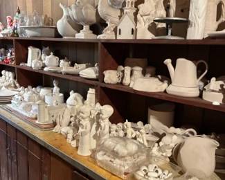 ceramics greenware and bisque