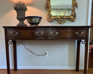 Councill Craftsmen Mahogany Console Table