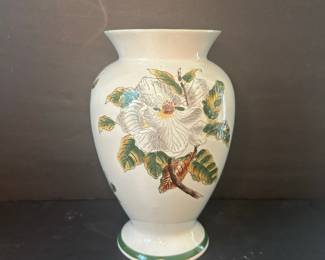 Porcelain Vase with Magnolia Design