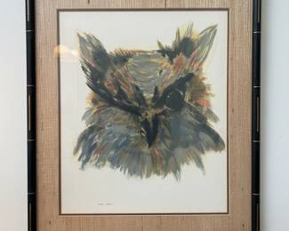 Watercolor Owl Portrait by Morgan G.