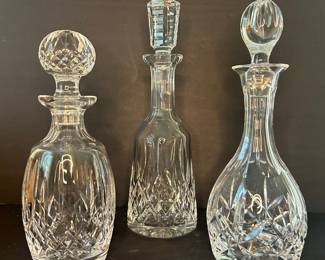Vintage Crystal Decanters