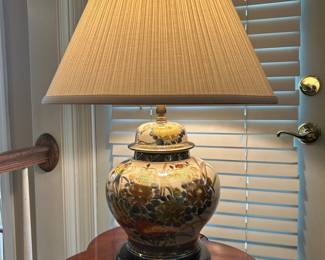 Wildwood Chinoiserie Porcelain Ginger Jar Table Lamp