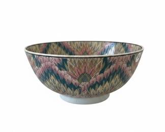 Hand-Painted Porcelain Bowl - Made in Macau