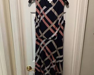 Charter Club Women's Geometric Print Sleeveless Midi Dress