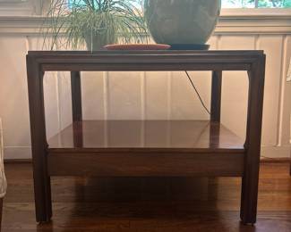 Mid-Century Modern Walnut End Table by Hekman