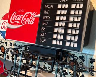 Coca Cola Neon Open sign