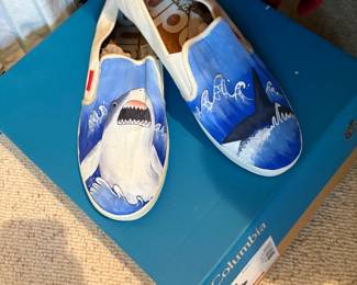 Columbia Hand Painted Shoes