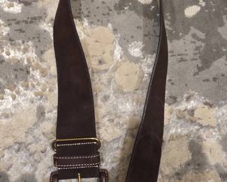 Linea Pelle Suede Leather Belt