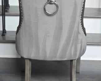 Inspired Home Decor Tufted Dining Chair with Ring Pull Qty  second image