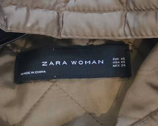 Zara Woman Quilted Lined Parka fifth image