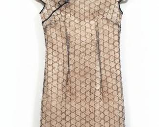 EACHWAY  Embroidered QipaoStyle Dress with Sequins