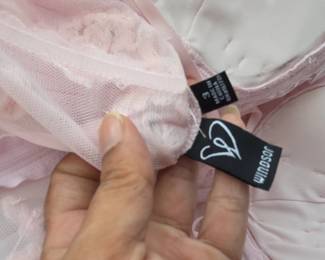 Windsor Pink Tulle and Lace Formal Gown fifth image