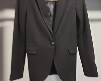 Zara Basic Black Tailored Blazer
