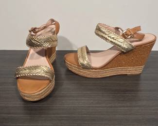 Vince Camuto Braided Strap Espadrille Wedge Sandals